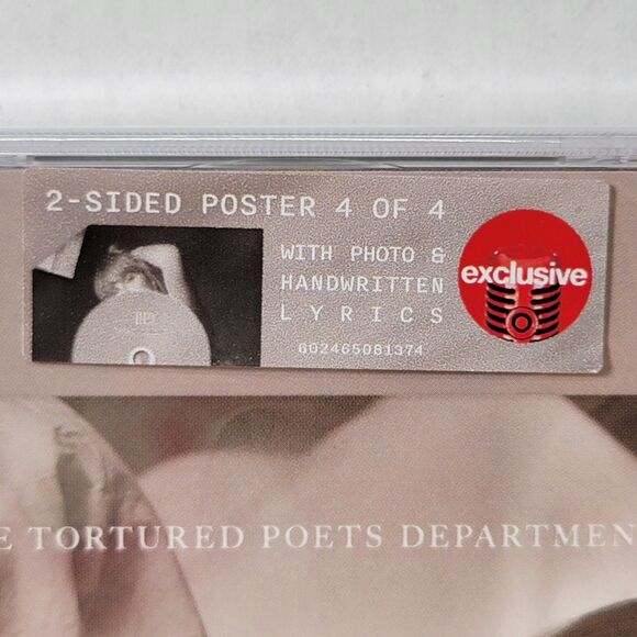 CD Taylor Swift - The Tortured Poets Department w 2-Sided Poster (4 of 4) SEALED - Picture 2 of 3